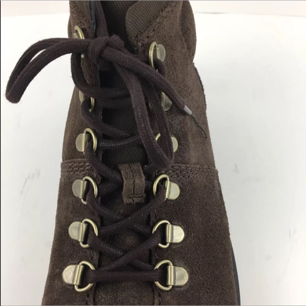 Clark Darian Heath Drk Brown Suede Ankle Boot shoe - Picture 3 of 8